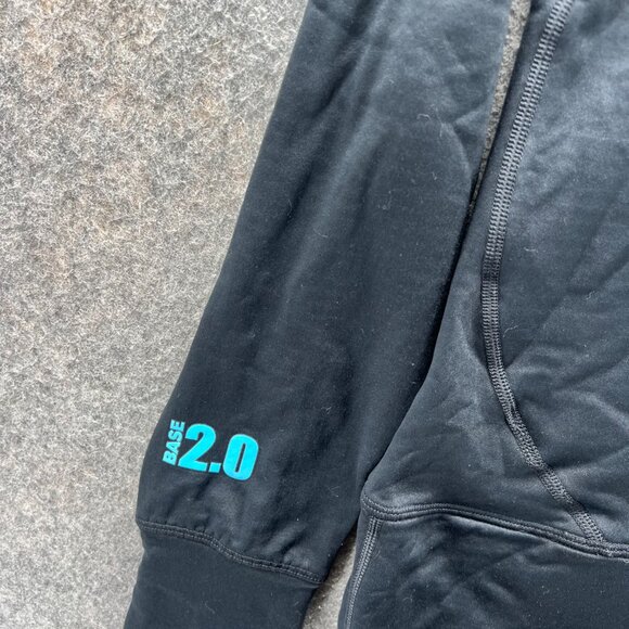 Under Armour Sweatshirt Womens XL Black Quarter Zip Fitted Coldgear Base 2.0 - Picture 8 of 11